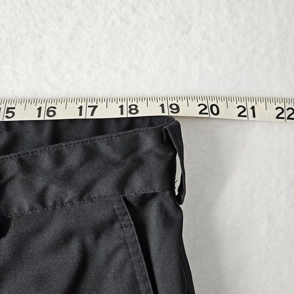 Nike Dri-Fit Dress Pants Men's 38x32 Black Straight Formal Golf Flat Front Used
